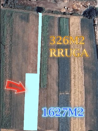Shitet parcelë 1,627 m² + 326 m² rrugë – përballë Shtulit - Image 1